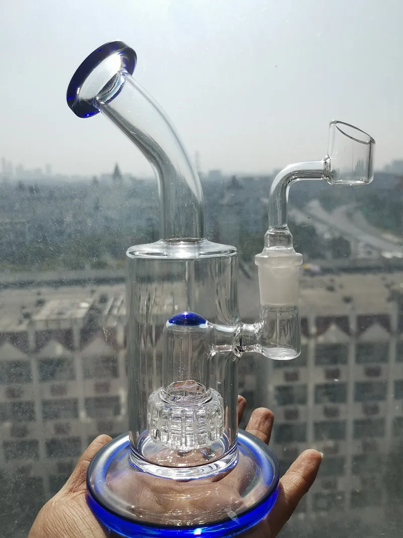bécher bong matrice perc narguilés fumée conduites d'eau capiteux dab plates-formes accessoires pour fumeurs chicha recycleur bongs d'eau avec banger 14mm