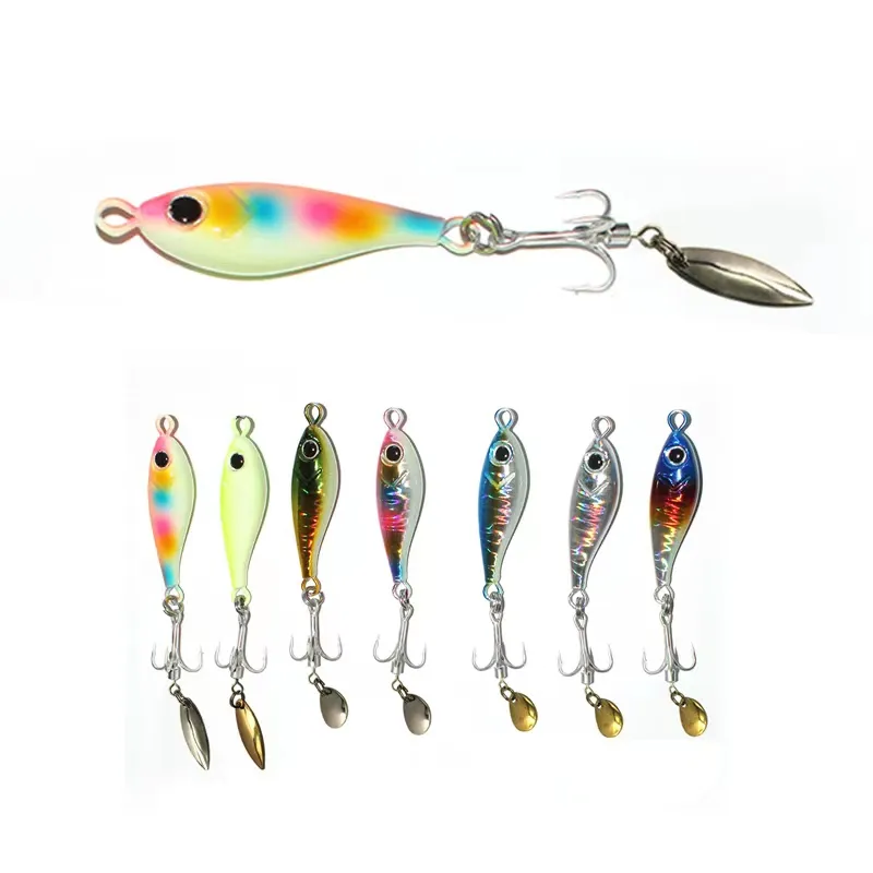 Topwater Spinner Ultralight Fishing Lures 75mm, 17g, Rotating Tail