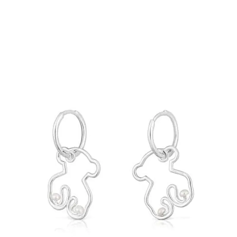 T26 Bear Jewelry 925 Sterling Silver Earrings تناسب هدية مجوهرات أوروبا 211533000