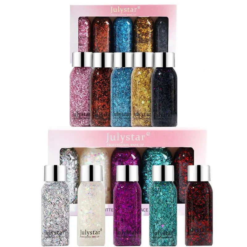 Cień do powiek Body Glitter SkinFriendly klej do twarzy płynny cień do powiek na festiwal makijaż puder kosmetyczny 230703