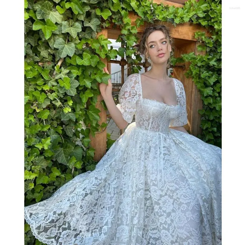 White lace engagement clearance dress