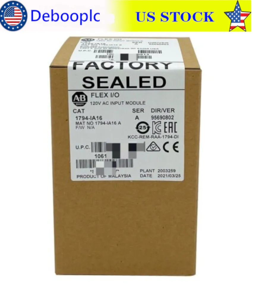 New Factory Sealed 1794-IA16 SER A Flex I/O 120VAC Input Module 1794IA16 US