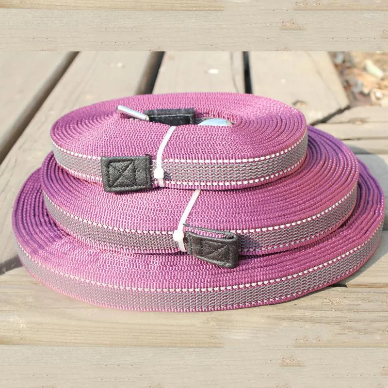 Dog Collars Non-slip Training Leashes 5/10/15 Meters Long Pet Rope Reflective Nylon Leash Products