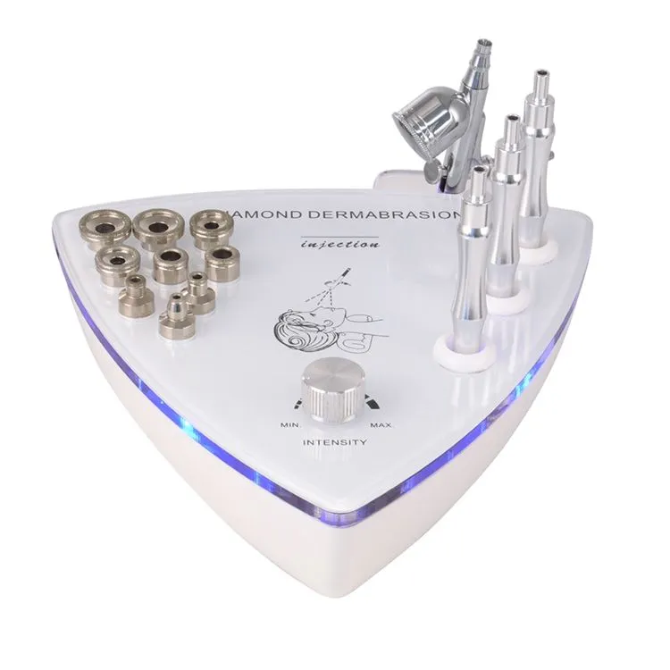 Diamond Tip Microdermabrasion Suction Pormask Remover Machine Oxygen Jet Skin Fuktgivande Microdermabrasion Machine Portable