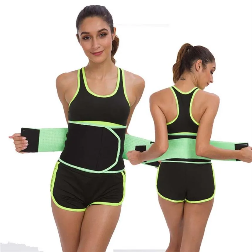 Woman Waist Trainer Belt Neoprene Sweet Sweat Gym Fitness Protective Belt Shaper Waist Cincher Trimmer Tummy Slimming Belt Body Sh294R