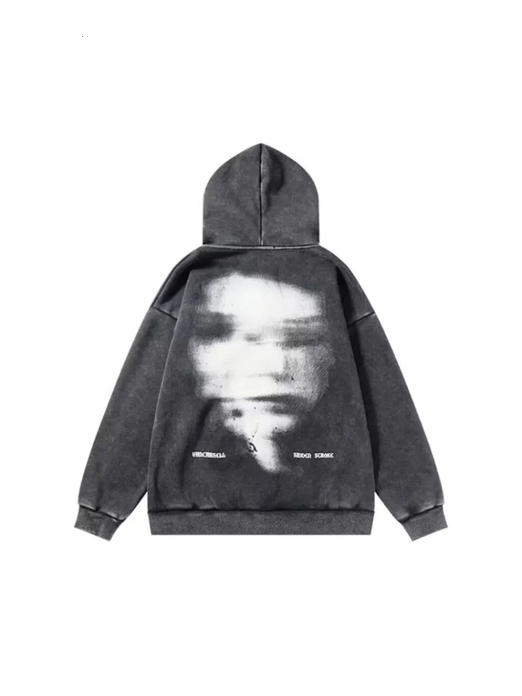 Sweatshirts Streetwear Mens Grunge Fashion Hoodie: Oversized