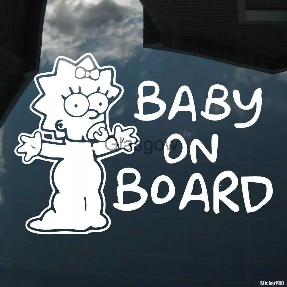 Auto Stickers CK2282 #1521cm Baby aan Boord grappige auto sticker vinyl decal auto auto stickers voor auto bumper venster x0705