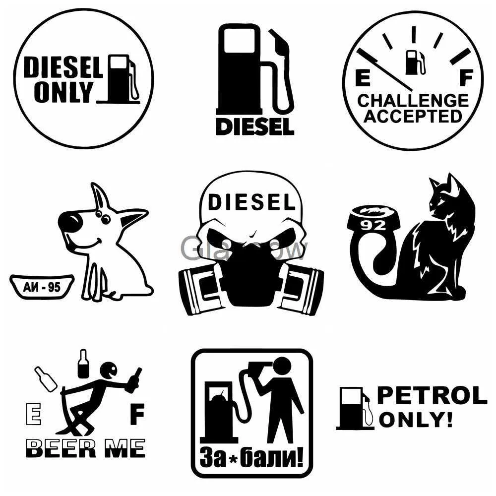 Autoaufkleber, lustige Diesel-Tankdeckel, Autoaufkleber, Abdeckung,  Kratzer, Cartoon-Fensteraufkleber für Motorrad, Vw, Bmw, E46, Ford Focus  x0705