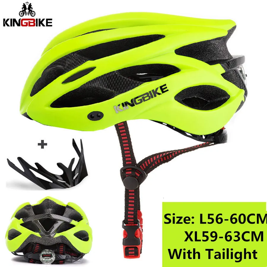 Capacetes de Ciclismo KINGBIKE Masculino Feminino Capacetes de Bicicleta de Estrada Ultraleve para Ciclismo Capacete de Segurança para Ciclismo In-mold MTB Capacete de Bicicleta Casco 230704