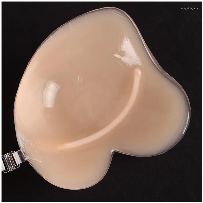 Petal Shaped Invisible Chest Stickers Strapless Silicone Gather