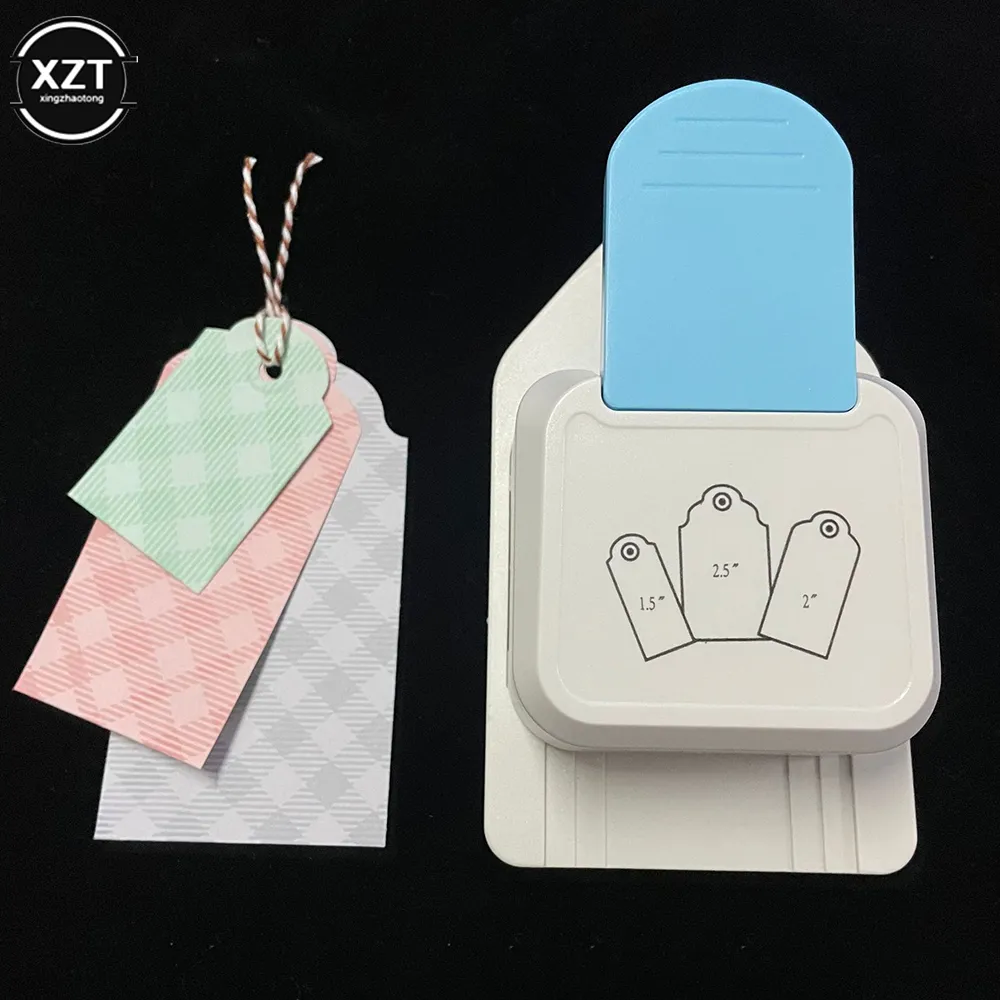 1pc 1.5'' 2 3 DIY Paper Punch Tag Card Cutter Scrapbook Large