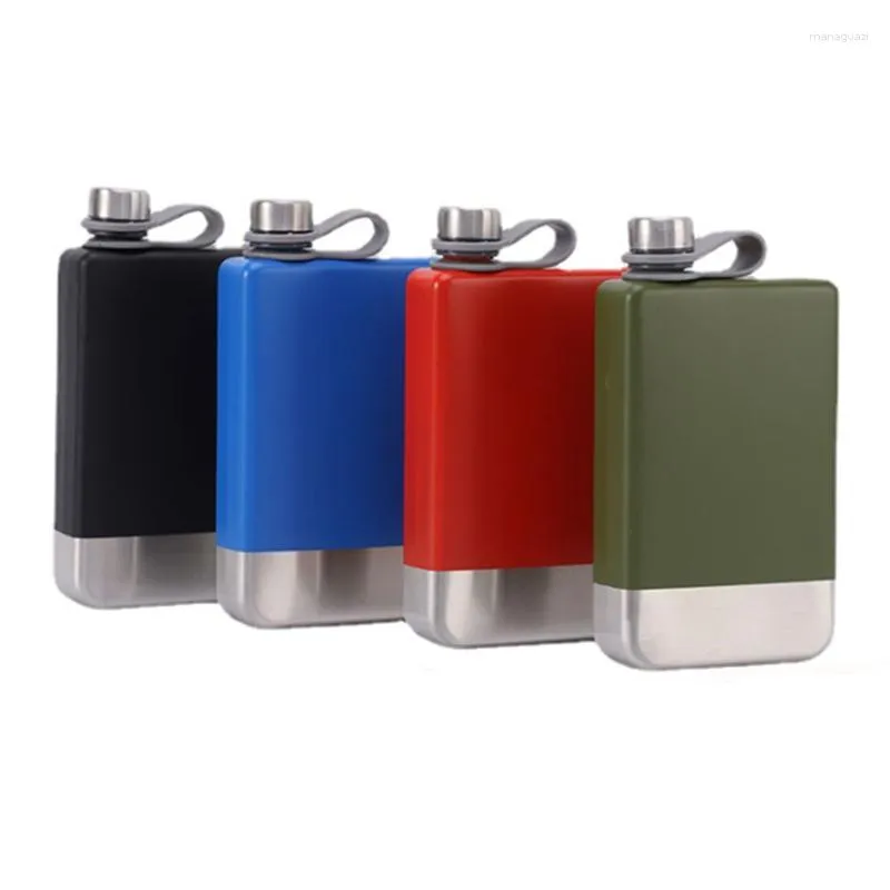 Premium 9 Oz Stainless Steel Lightweight Hip Flask For Vodka, Oil, Wine