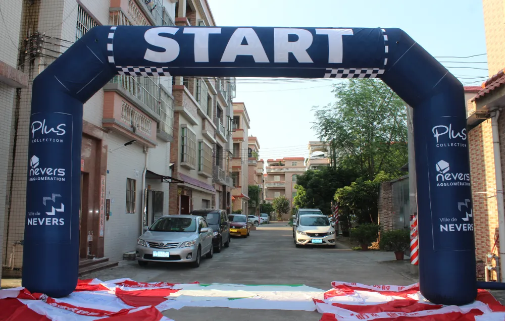 Customized heat transfer Printing Outdoor Entertainment Event Race Entrance Finish Line Inflatable Arch