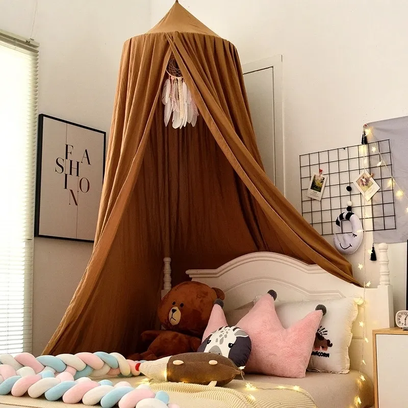 Crib Netting Baby Crib Bed Tent Hung Dome Klamboe Baby Bed Baby Meisje Kamer Decor Kids Bed Luifel Tent 230705