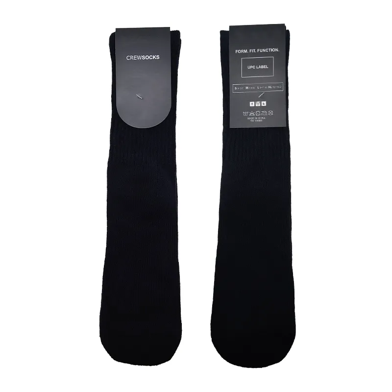 Chaussettes noires Chaussettes épaisses printemps été automne hiver mi-tube pour hommes et femmes Bas anti-balles en coton déodorant Bas de sport absorbant la transpiration Chaussettes de marin