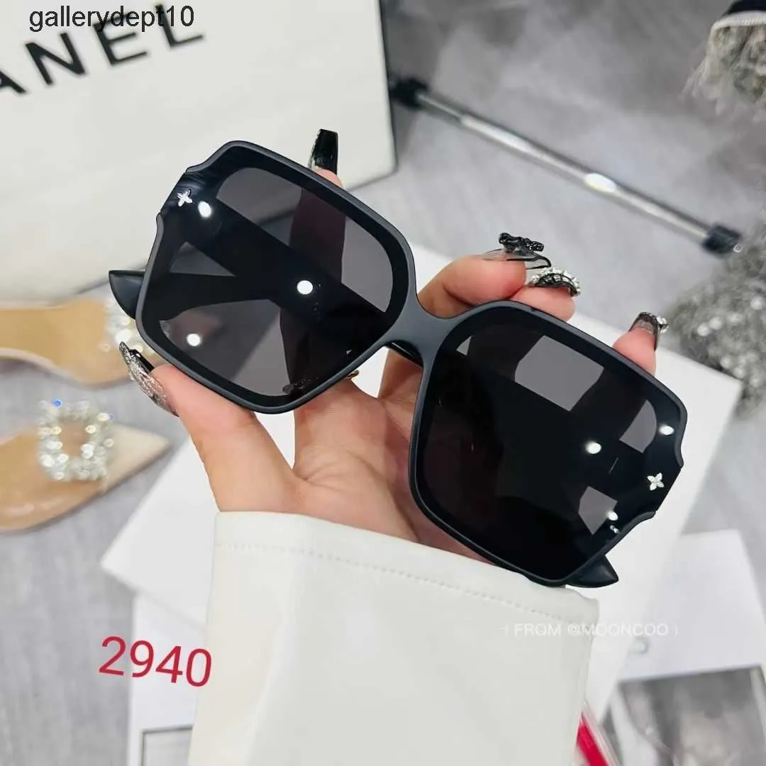 Fashionable sunglasses women's anti ultraviolet Korean version trendy face thin Sunglasses sunscreen radiation protection meat shielding thin in summer