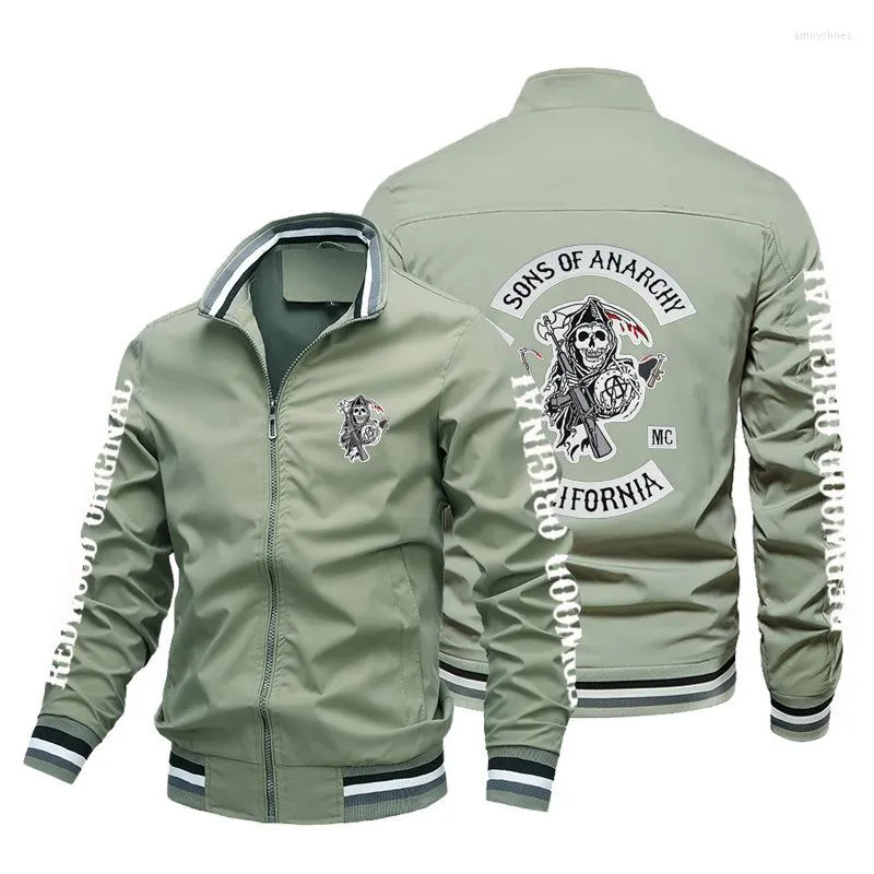 Men s Jackets Outdoor Thin Coat Spring Autumn Men Casual Street Motorcycle Baseball Sport Jacket Fashion Large Sportwear Bomber Outwear