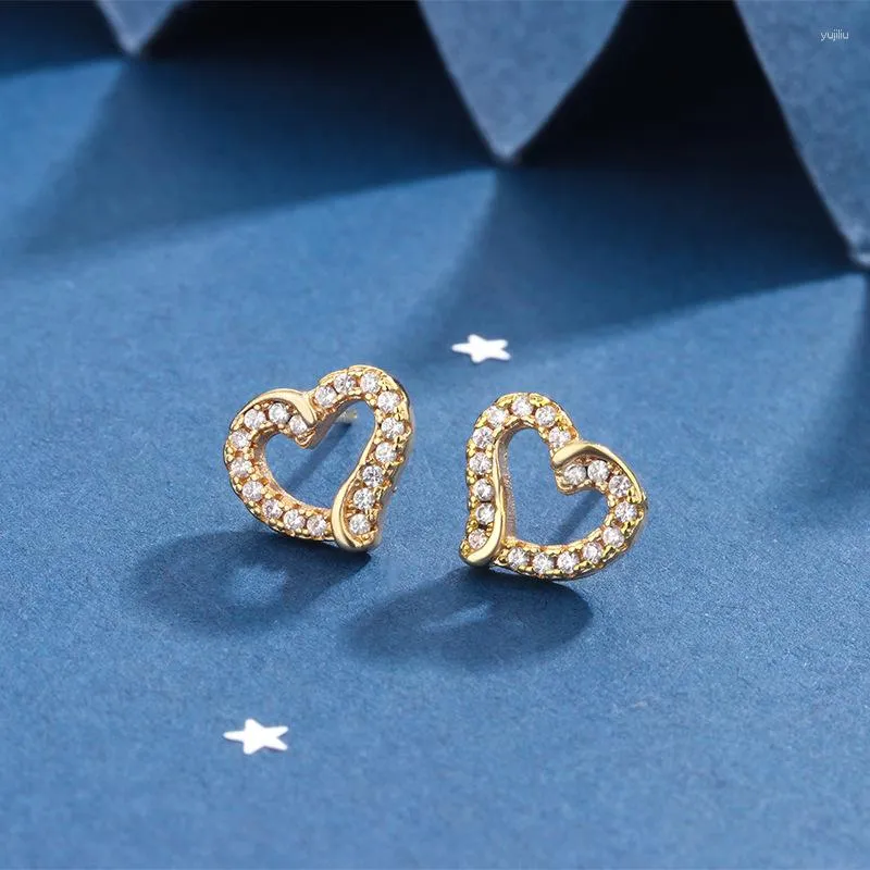 Серьги -грибы мини -сердце для женщин эстетические кристаллы ювелирные украшения оптом роскошный мультфильм 2023 Подарки