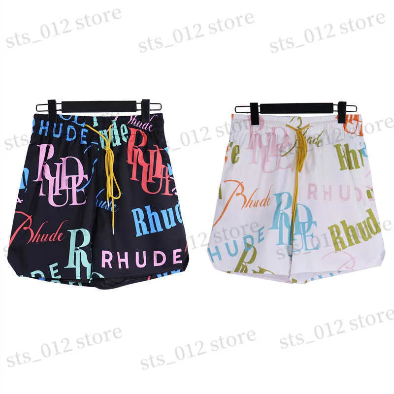 Shorts för män Shorts Helskärm Brevutskrift Andas Mesh Snabbtorkande Dragsko Strandshorts för män och kvinnor T230705