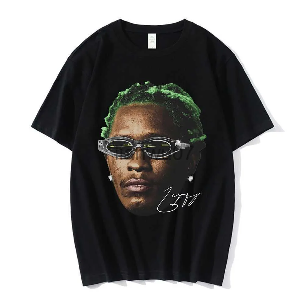 Mens camisetas rapper Young Thug Graphic camise