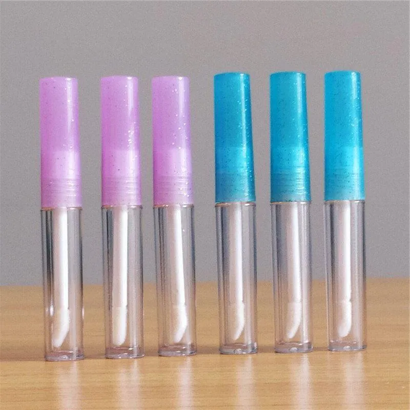 13ml Mini Lip Gloss Tubes Lip Stick DIY Lip Gloss Container Empty Bottles Purple Refillable Perfume Bottle F3715 Bqhcl