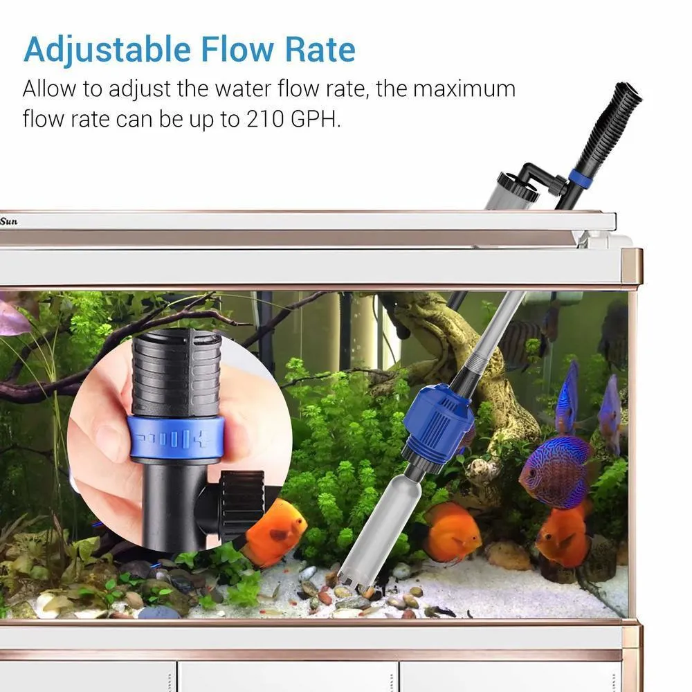 Kaufe Elektrischer Kiesreiniger, Wasserfilter, Waschmaschine, Siphon,  Vakuum-Wasserpumpe für Aquarien