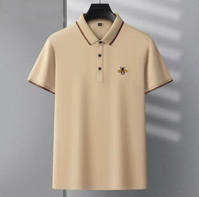 23SS Polo Spring and Summer Ny högkvalitativ bomullstryck Kort ärm Runda nackpanel T-shirt Storlek: M-L-XL-XXL-XXXL Färg: Svart vit storlek M X XX 3x