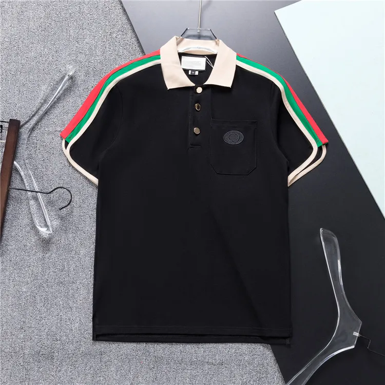 Designer T Shirts Polos Moderne trendgoederen met korte mouwen Ademende buitenbeweging Hoge kwaliteit Polo Men Shirt M-XXXL