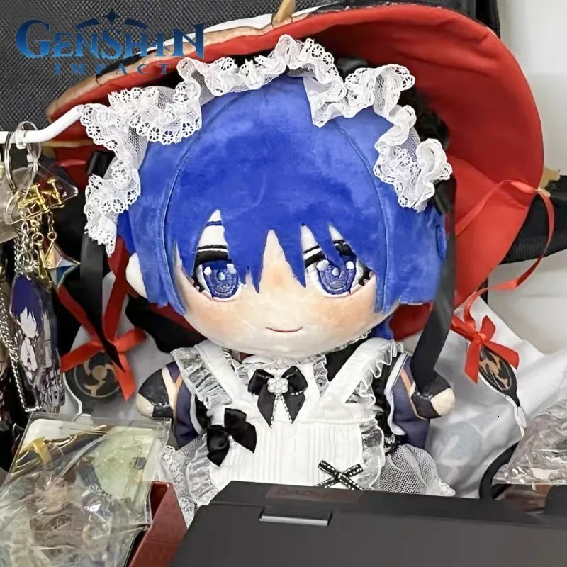 Poupées en peluche Genshin Impact Anime Scaramouche Cosplay Peluche Kunikuzushi Costume Cartoon 20cm Jouets Cadeau d'anniversaire pour enfants 230705