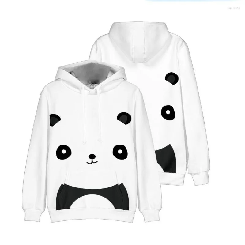 Felpe con cappuccio da uomo da 3 a 14 anni Bambini 3D Cute Panda Stampa Felpe con cappuccio Felpe Ragazzi Ragazze Pullover Streetwear Giacca Top Abbigliamento per bambini