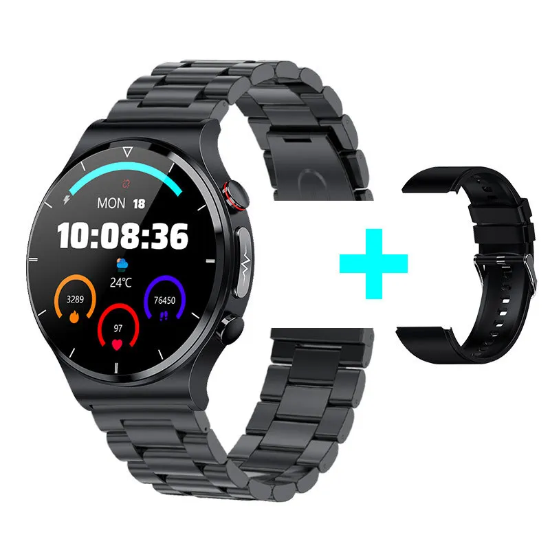 newst LIGE Smart Uhr Männer Körper Temperatur Monitor EKG PPG Sport Fitness Tracker Uhr Drahtlose Ladegerät Smartwatch Für Android IOS