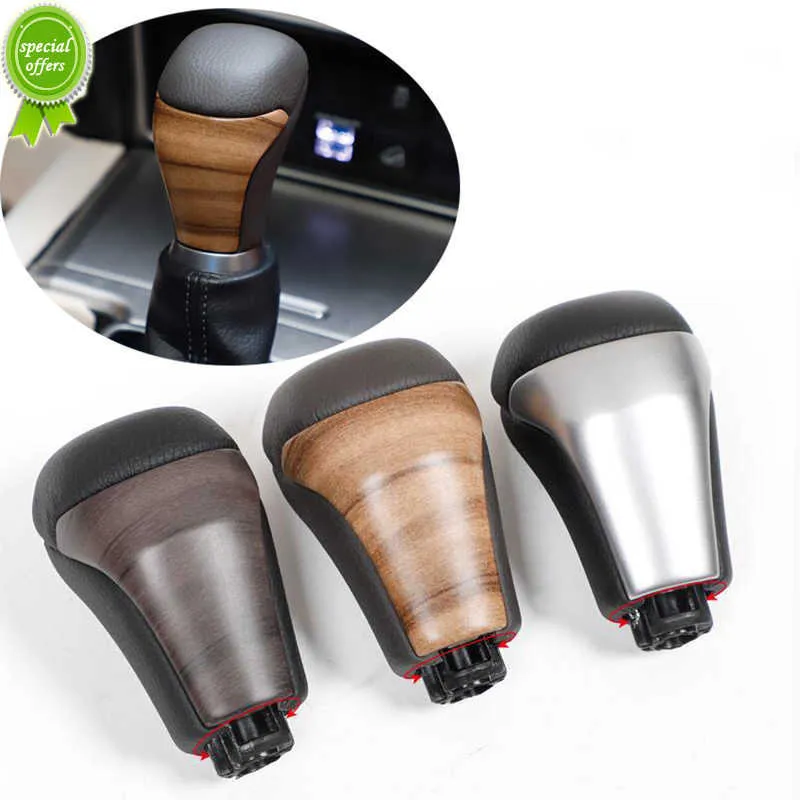 New Gear Shift Knob Fit For Toyota Land Cruiser Prado 150 2018 2019 2020 Leather Automatic Car Stick Gear Lever HandBall replace