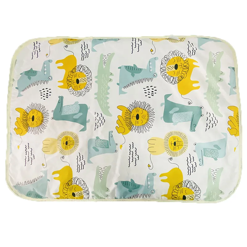 Changing Pads Covers Baby Waterproof Urine Pad Infant born Changing Table Mat Toddler Kids Cartoon Cloth Diapers Children Bed Reusable Mattress 230705