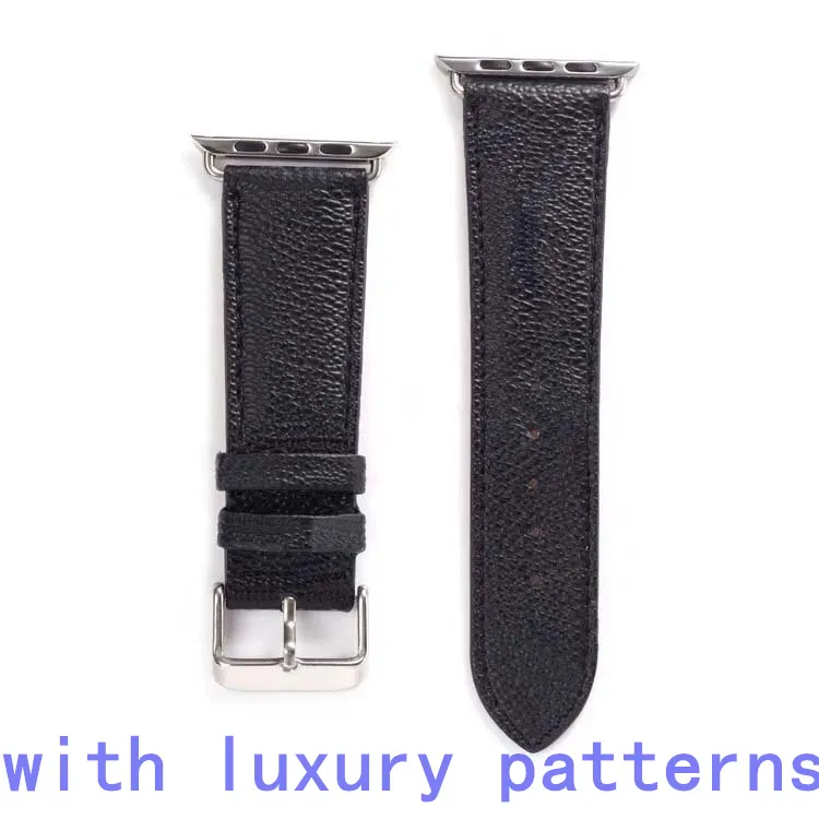 Designer Fashion Straps Watchbands Watch Band 41mm 42mm 38mm 40mm 44mm 45mm iwatch 2 3 4 5 6 bands Leather Strap Bracelet