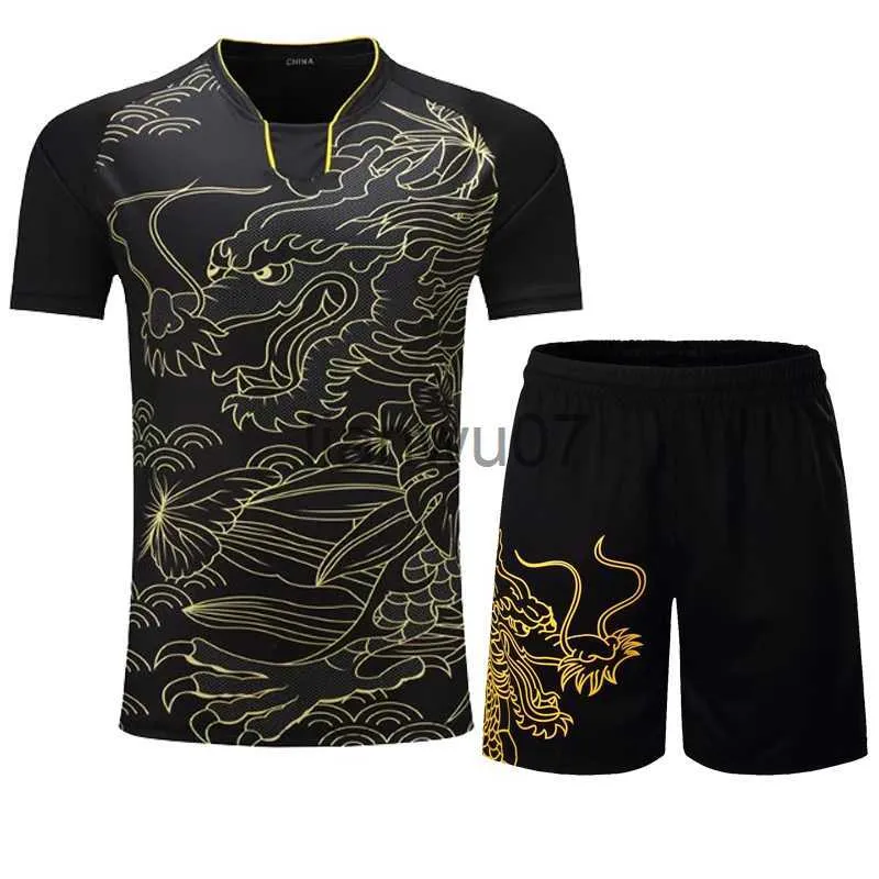 Mens T Shirts New Dragon Chinese Table Tennis Jerseys For Men