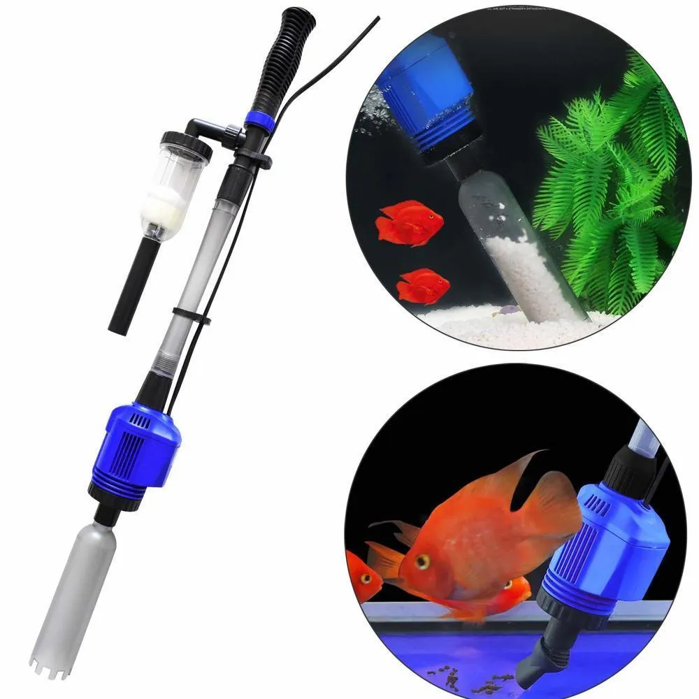 Cleaning Tools Sunsun HXS 02 Electric Aquarium Automatic Fish Tank Cleaner  Water Change Vacuum Gravel Ctor Sand Washer Filter Pump 230704 From Bei10,  $23.31