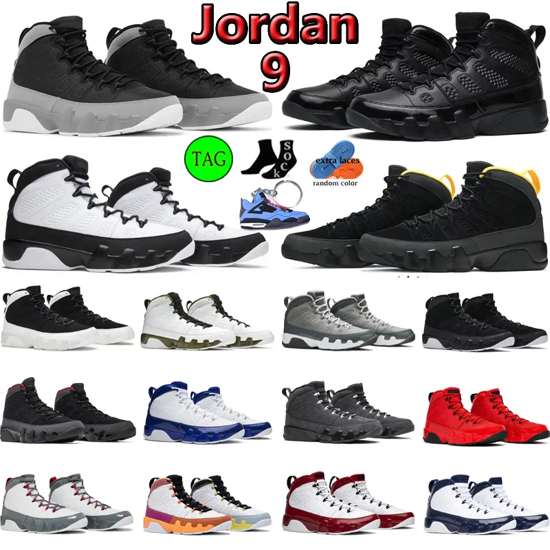 Jumpman Basketballschuhe 9 9s Herren Sneakers Gym Chile Red Change The World Racer Blue University Gold UNC Bred Weiß Schwarz Dream It Do It Sport-Lauftrainer Größe 7-13