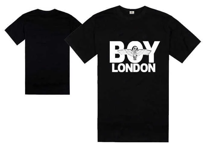 Boy London T-shirts 2018 Moda Street Fashion Krótkie rękawy Wzór drukowania T-shirt bawełniane męskie koszulki