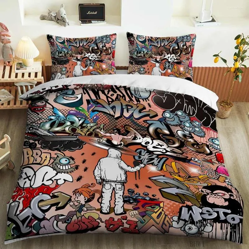 Graffiti Bedroom Bedding, Teenagers Bedding Sets