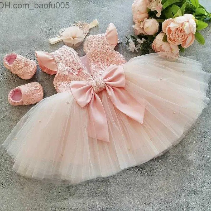 New fashion Cute Pink one shoulder ball gown flower girl dress puffy t –  luladress