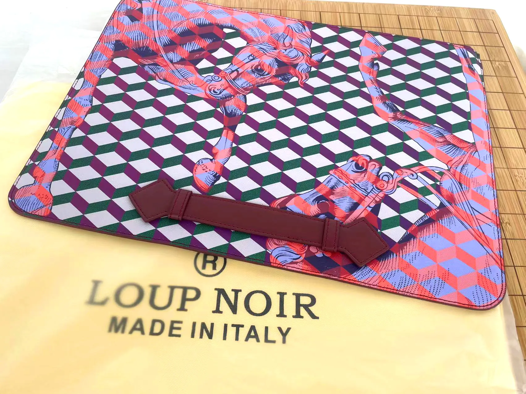 Totes Women Shopping LOUP NOIR Bags SHOPPER LARGE Cheval Bordeaux