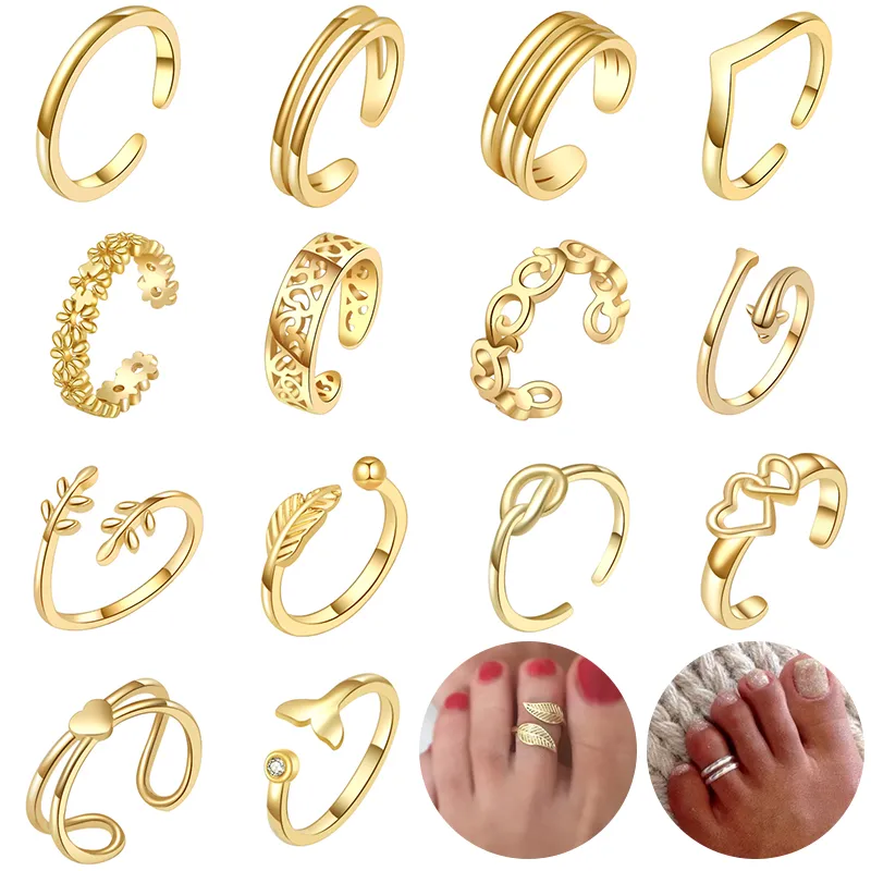 1 ПК Регулируемое кольцо для женщин для женщин Открытое хвостовое кольцо.