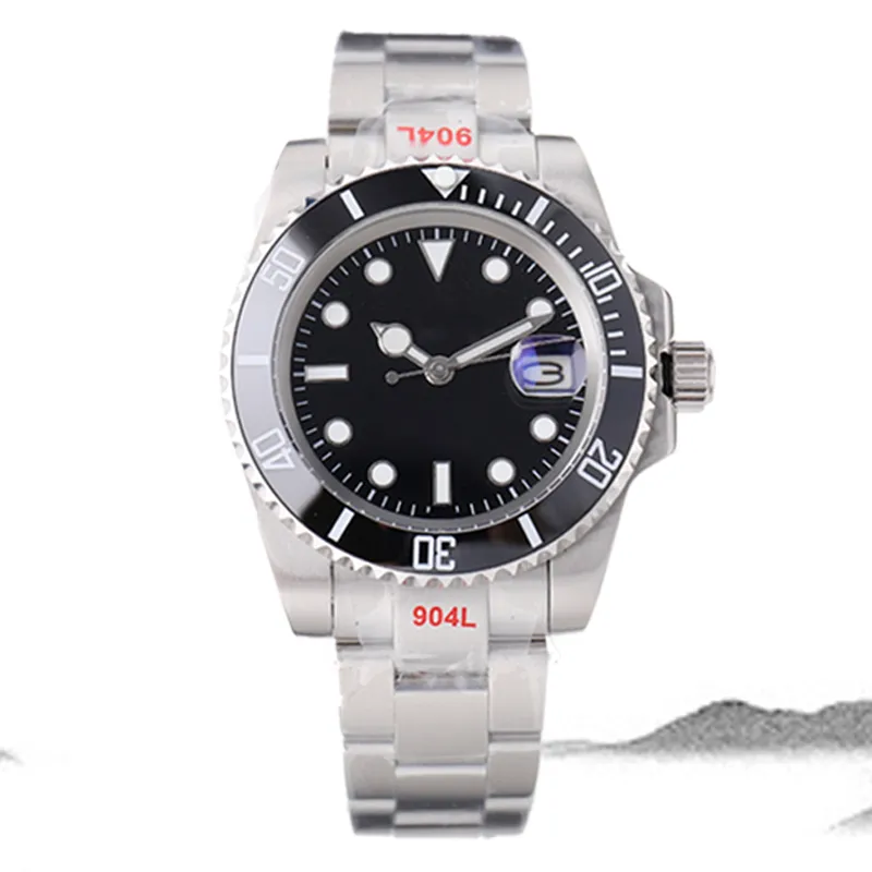 8215 운동 남자 시계 40mm 자동 기계식 시계 Luminous Sapphire 방수 운동 자동 와인딩 패션 시계 Montre904L Steel Watch Dhgate