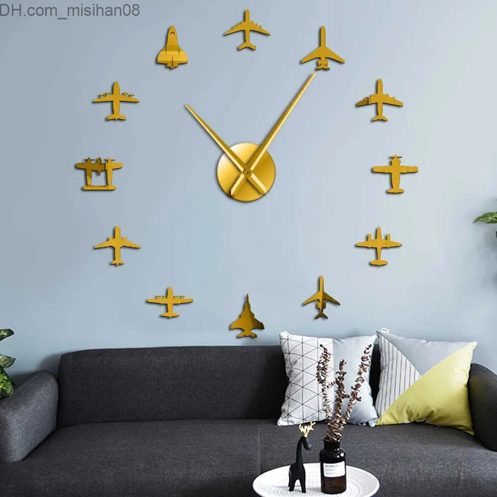 Large airplane wall clock hotsell