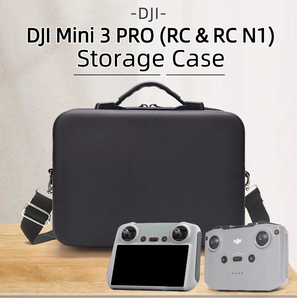 Drony Hot DJI Mini 3 Pro Bag magazynowania Czarna torba na ramię przenośna torba podróżna na ramię Wodoodporna pudełko do przechowywania wstrząs