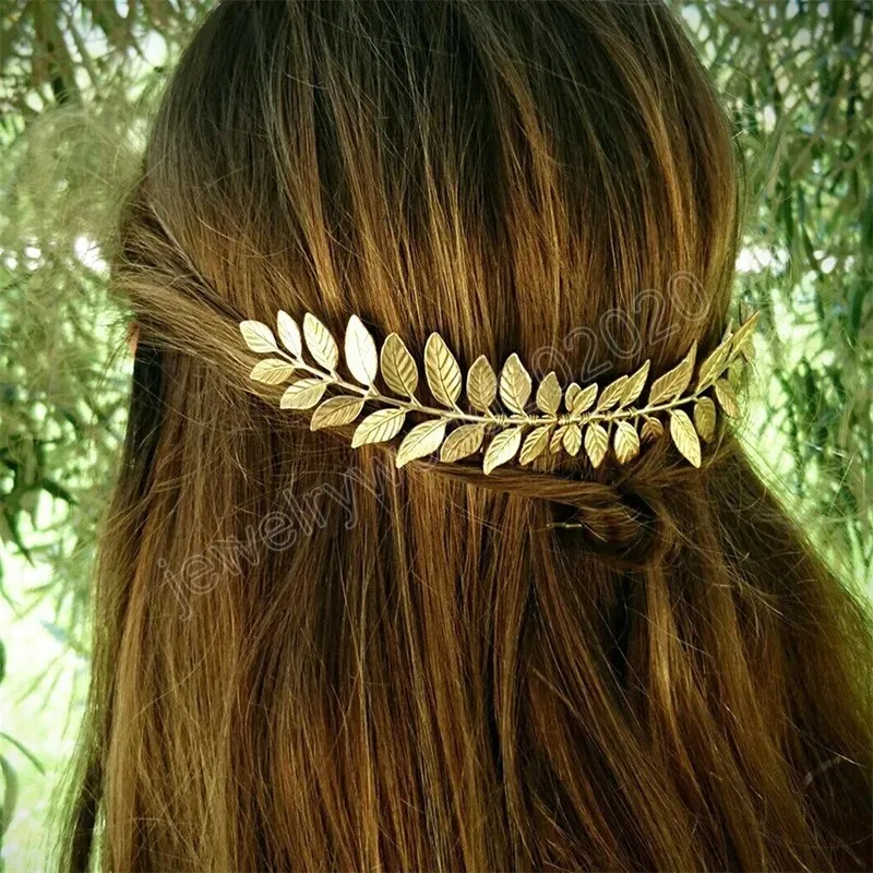 Mode hårstift Boho oregelbundet hårtillbehör Guldfärgad bullehållare Bur hårnålar för kvinnor Hårkläder Smycken