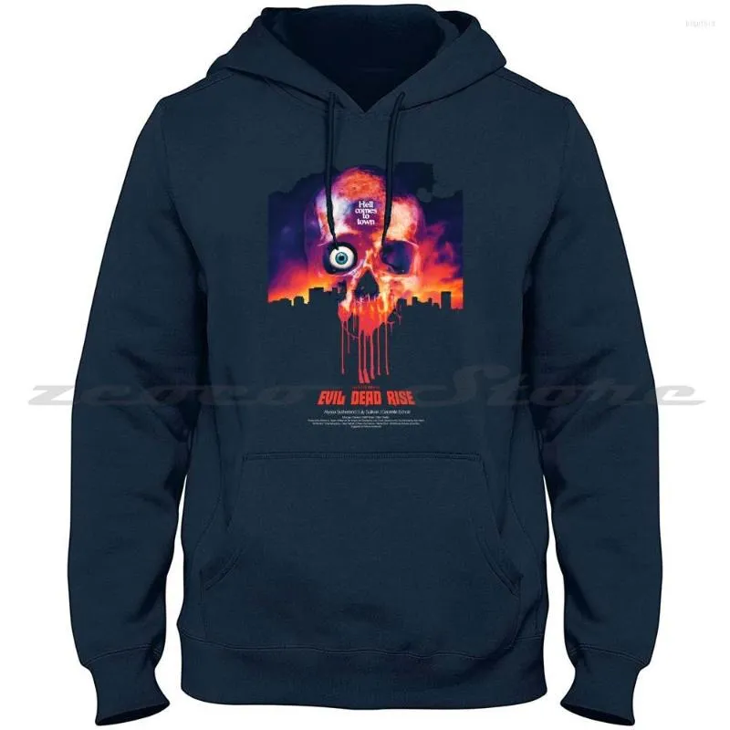 Erkek Hoodies Evil Dead Rise Film 2023 Moda Yüksek kaliteli uzun kollu sweatshirt Drakness Ash Vs Serisi Korku Ordusu