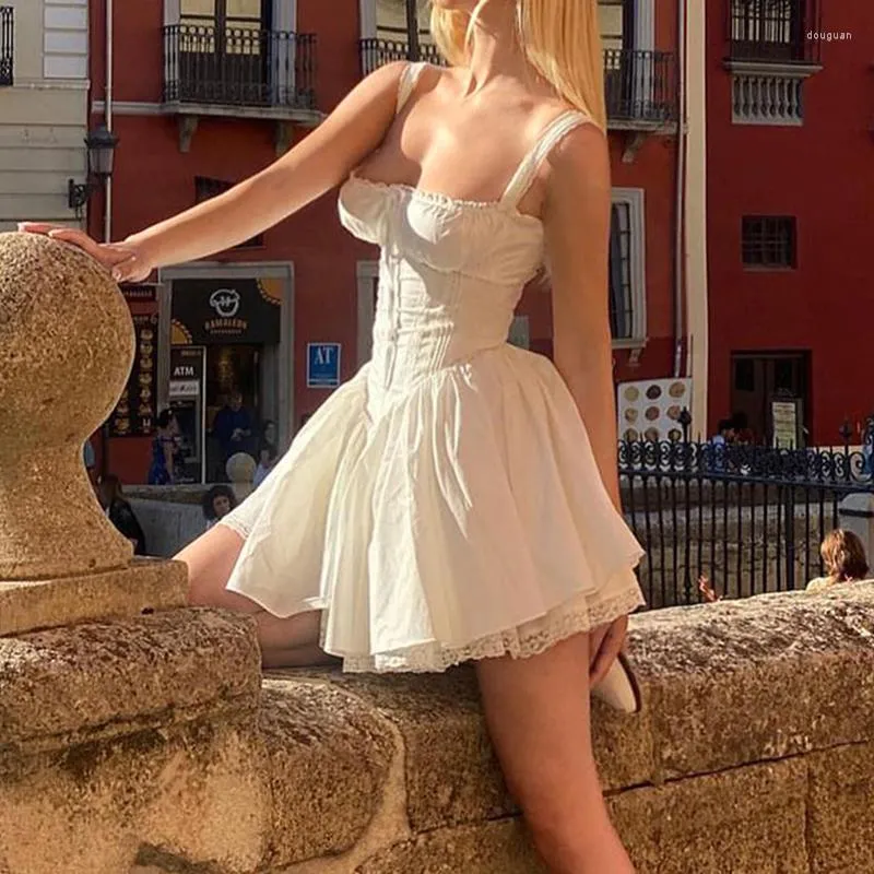 corset cocktail dress
