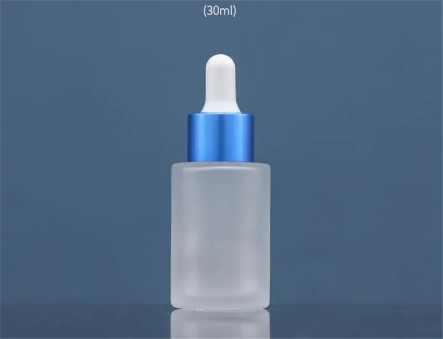 30ml Dropper Bottle Small Empty Glass for Oil Eye Dropper Bottles Refillable Bottle with Metal Screw Mouth