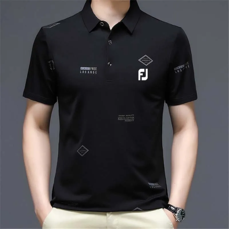 Men s Polos Golf Shirt Summer Golf T shirt Polo Shirt Polo Shirt Men s Casual Shirt Simple Business Polo Shirt 230704